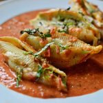 Stuffed Shells with Cherry Tomato Sauce