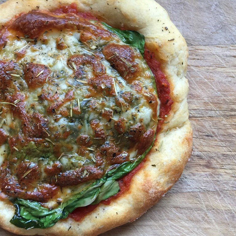 My skinny pizza dough can make a delicious Chicago style deep dish pizza